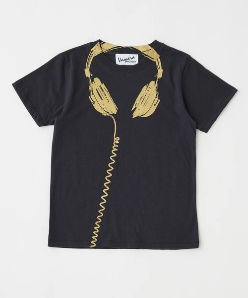 L.H.P(エルエイチピー)の「VAQUERA×MOUSSY/ヴァケラ×マウジー/VQ TROMPE L'OEIL BABY TEE(Tシャツ/カットソー・レディース・レッド/ホワイト/ブラック・M/S)」の1枚目の写真