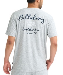 BILLABONG/ビラボン 半袖 Tシャツ ポケT ロゴ バックプリント パイル生地 セットアップ対応 BG011301