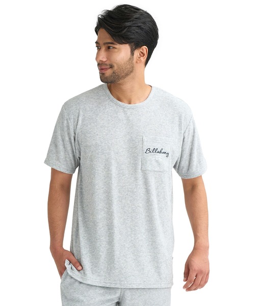 BILLABONG(ビラボン)の「BILLABONG/ビラボン 半袖 Tシャツ ポケT ロゴ バックプリント パイル生地 セットアップ対応 BG011301(Tシャツ/カットソー・メンズ・ライトブルー/ブラック/ヘザーグレー・XL/L/M)」の9枚目の写真