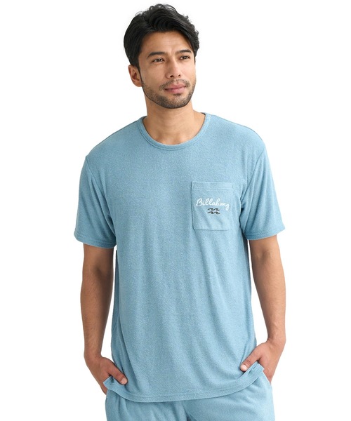 BILLABONG(ビラボン)の「BILLABONG/ビラボン 半袖 Tシャツ ポケT ロゴ バックプリント パイル生地 セットアップ対応 BG011301(Tシャツ/カットソー・メンズ・ライトブルー/ブラック/ヘザーグレー・XL/L/M)」の15枚目の写真