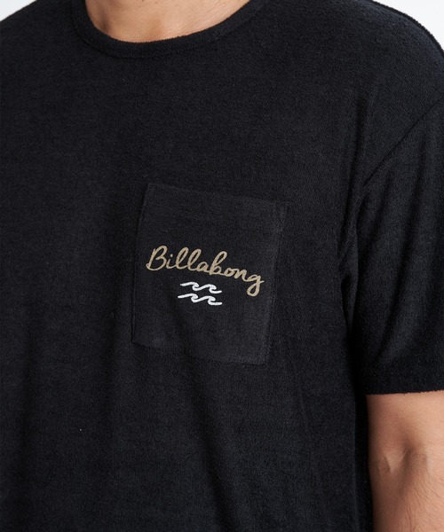 BILLABONG(ビラボン)の「BILLABONG/ビラボン 半袖 Tシャツ ポケT ロゴ バックプリント パイル生地 セットアップ対応 BG011301(Tシャツ/カットソー・メンズ・ライトブルー/ブラック/ヘザーグレー・XL/L/M)」の6枚目の写真
