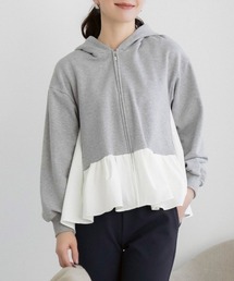 Sono | 【新作 2/13発売】【SONO/ソーノ】【クリアもっち裏毛】パネルブレンド・スウェットフーディ(Tシャツ/カットソー)