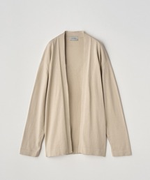 ボタンレス長袖カーディガン