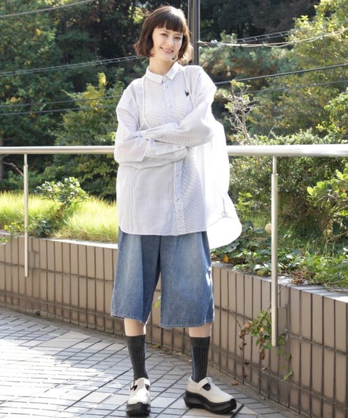 ウォッシュドボイルローンオーバーシャツ