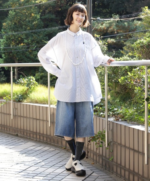 ウォッシュドボイルローンオーバーシャツ