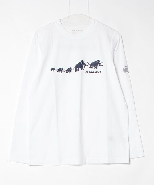 Mammut(マムート)の「【速乾】QD ロゴ プリント ロングスリーブ Tシャツ / QD Logo Print Longsleeve T-shirts AF Men(Tシャツ/カットソー・メンズ・ブラック系その他5/ホワイト系その他5・S/M/L/XL)」の2枚目の写真