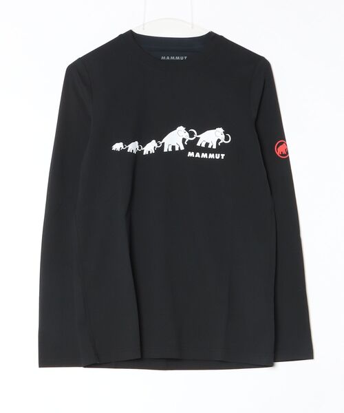 Mammut(マムート)の「【速乾】QD ロゴ プリント ロングスリーブ Tシャツ / QD Logo Print Longsleeve T-shirts AF Men(Tシャツ/カットソー・メンズ・ブラック系その他5/ホワイト系その他5・S/M/L/XL)」の1枚目の写真
