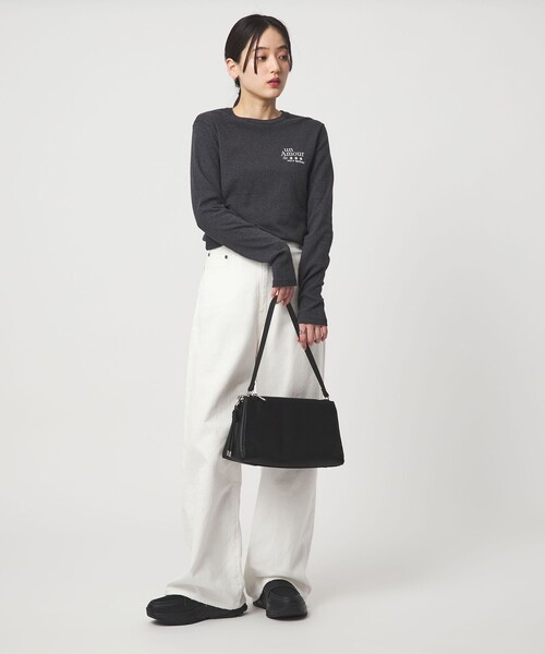 green label relaxing(グリーンレーベルリラクシング)の「<PARTE>2WAY スクエア ショルダーバッグ はっ水(ショルダーバッグ・レディース・ブラック/ナチュラル/モカ/ブラウン・FREE)」の6枚目の写真