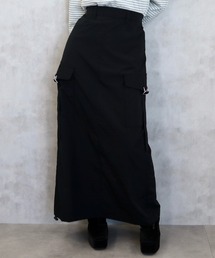 CECIL McBEE | ナイロンタッチカーゴナロースカート(スカート)