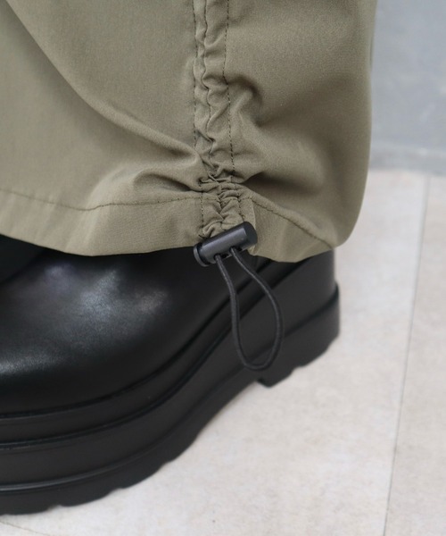 CECIL McBEE（セシルマクビー）の「ナイロンタッチカーゴナロースカート（スカート・レディース・ブラック/カーキ・MEDIUM/LARGE）」の19枚目の写真