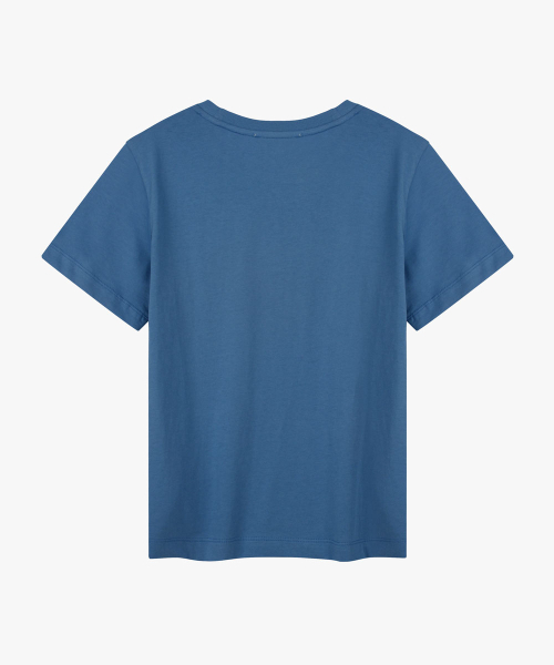 38COMEONCOMMON(38カモンコモン)の「Regular Cotton T-Shirt (Dusty Blue)(Tシャツ/カットソー・レディース・その他・FREE)」の2枚目の写真
