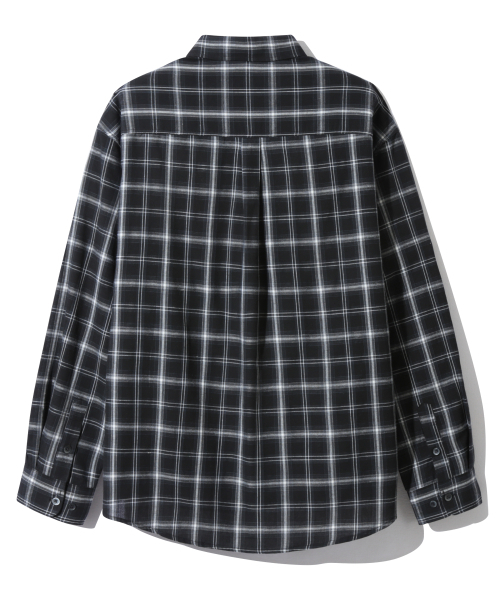 BASEMOMENT(ベースモーメント)の「ソリッドチェックシャツ ブラック(シャツ/ブラウス・レディース・その他・LARGE/MEDIUM)」の2枚目の写真