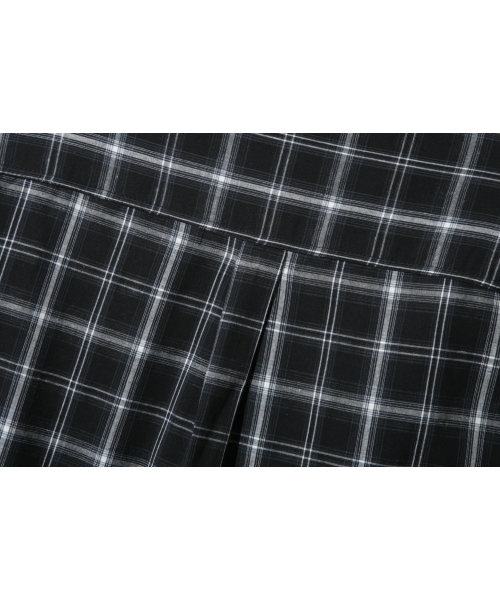 BASEMOMENT(ベースモーメント)の「ソリッドチェックシャツ ブラック(シャツ/ブラウス・レディース・その他・LARGE/MEDIUM)」の8枚目の写真