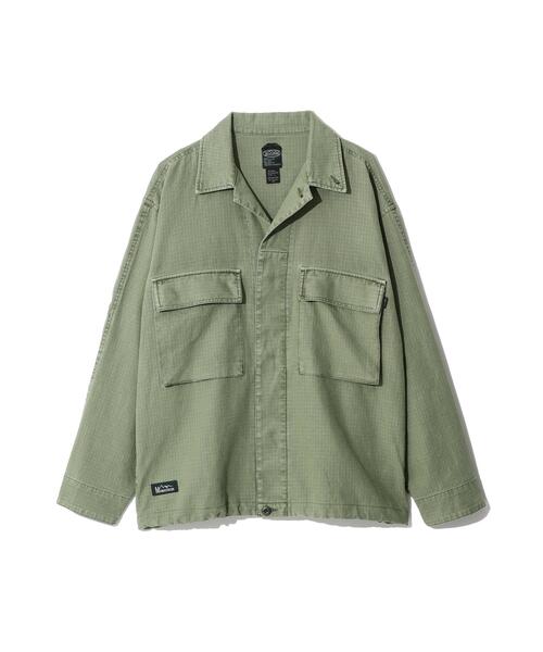 MANASTASH(マナスタッシュ)の「MANASTASH/マナスタッシュ/MH-RIP FIELD SHIRTS(その他アウター・メンズ・カーキ/ホワイト系2/ブラック/オリーブ系・M/L/S/XL)」の4枚目の写真