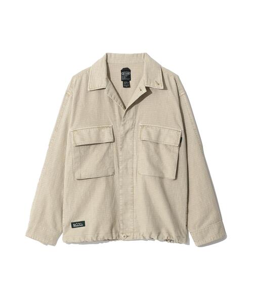 MANASTASH(マナスタッシュ)の「MANASTASH/マナスタッシュ/MH-RIP FIELD SHIRTS(その他アウター・メンズ・カーキ/ホワイト系2/ブラック/オリーブ系・M/L/S/XL)」の3枚目の写真