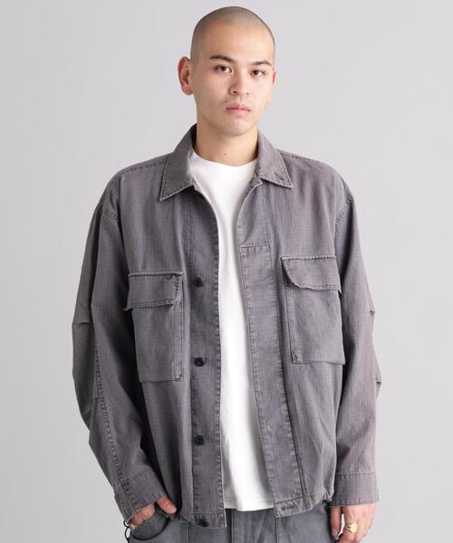 MANASTASH(マナスタッシュ)の「MANASTASH/マナスタッシュ/MH-RIP FIELD SHIRTS(その他アウター・メンズ・カーキ/ホワイト系2/ブラック/オリーブ系・M/L/S/XL)」の16枚目の写真