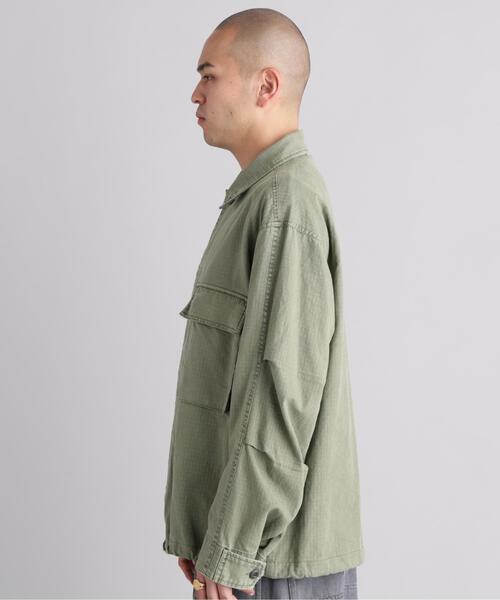 MANASTASH(マナスタッシュ)の「MANASTASH/マナスタッシュ/MH-RIP FIELD SHIRTS(その他アウター・メンズ・カーキ/ホワイト系2/ブラック/オリーブ系・M/L/S/XL)」の6枚目の写真