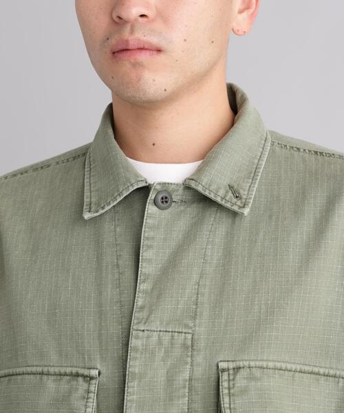 MANASTASH(マナスタッシュ)の「MANASTASH/マナスタッシュ/MH-RIP FIELD SHIRTS(その他アウター・メンズ・カーキ/ホワイト系2/ブラック/オリーブ系・M/L/S/XL)」の8枚目の写真