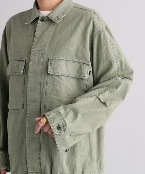 MANASTASH(マナスタッシュ)の「MANASTASH/マナスタッシュ/MH-RIP FIELD SHIRTS(その他アウター・メンズ・カーキ/ホワイト系2/ブラック/オリーブ系・M/L/S/XL)」の9枚目の写真
