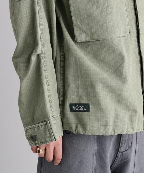 MANASTASH(マナスタッシュ)の「MANASTASH/マナスタッシュ/MH-RIP FIELD SHIRTS(その他アウター・メンズ・カーキ/ホワイト系2/ブラック/オリーブ系・M/L/S/XL)」の11枚目の写真