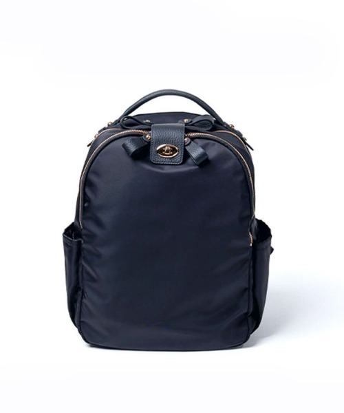 HAYNI(ヘイニ)の「Nylon Loche Ruck ナイロンロシェリュック【第2世代・改良版】(バックパック/リュック・レディース・ブラック/グレー系・FREE)」の6枚目の写真