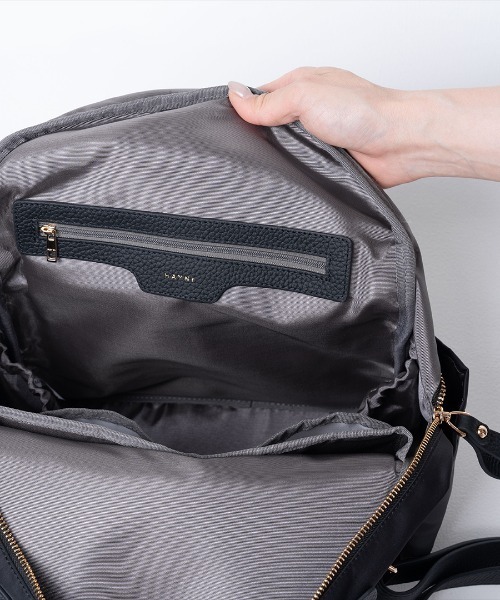HAYNI(ヘイニ)の「Nylon Loche Ruck ナイロンロシェリュック【第2世代・改良版】(バックパック/リュック・レディース・ブラック/グレー系・FREE)」の19枚目の写真