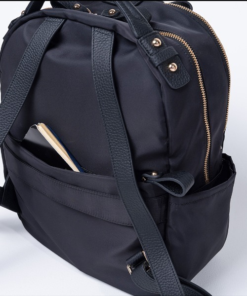 HAYNI(ヘイニ)の「Nylon Loche Ruck ナイロンロシェリュック【第2世代・改良版】(バックパック/リュック・レディース・ブラック/グレー系・FREE)」の22枚目の写真