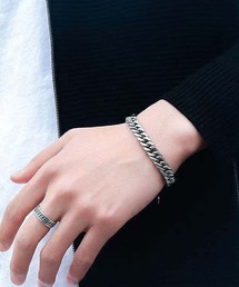 almo（アルモ）の「シルバーチェーンブレスレット/メンズ(T3)（ブレスレット）」