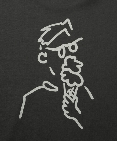 Saturdays NYC（サタデーズ ニューヨークシティ ）の「BIG BABY ICE CREAM x Saturdays NYC ICE Sweatshirt（スウェット・メンズ・チャコールグレー/ベージュ・M/S/XL/L）」の7枚目の写真