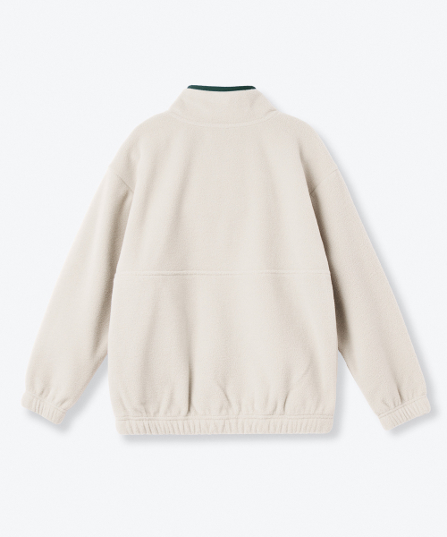MUSINSA STANDARD KIDS（ムシンサスタンダードキッズ）の「オーバーサイズ ポーラフリースアノラック [クリーム]（その他トップス・レディース・その他・130/100/140/160/150/120/110）」の3枚目の写真