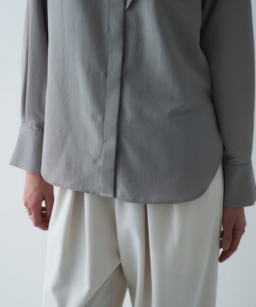 cloenc（クロエンス）の「【マシンウォッシュ】ラッフルフリルブラウス（シャツ/ブラウス・レディース・ブラウン系その他/ホワイト・02）」の22枚目の写真