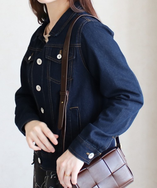 Social GIRL（ソーシャルガール）の「【SL】【it】【Social GIRL】ショート丈Gジャン（デニムジャケット・レディース・ネイビー・M）」の13枚目の写真