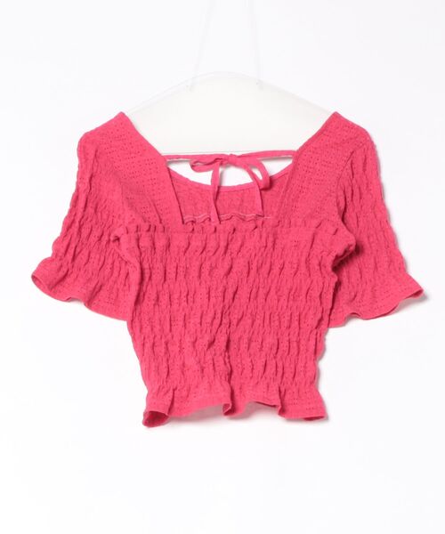 チャイハネ（チャイハネ）の「【チャイハネ】レチョリトップス（Tシャツ/カットソー・レディース・ピンク/ホワイト/ブルー・FREE）」の6枚目の写真