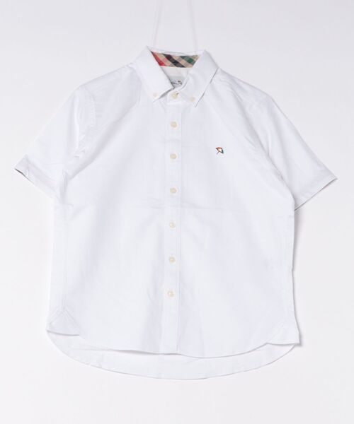 Arnold Palmer(アーノルドパーマー)の「ストレッチ オックス シェア 半袖シャツ(シャツ/ブラウス・レディース・ベージュ/ホワイト/サックスブルー・XS/S/M/L/LL)」の9枚目の写真