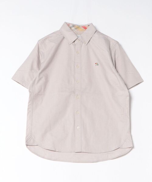Arnold Palmer(アーノルドパーマー)の「ストレッチ オックス シェア 半袖シャツ(シャツ/ブラウス・レディース・ベージュ/ホワイト/サックスブルー・XS/S/M/L/LL)」の11枚目の写真