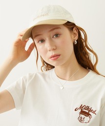 MILKFED.（ミルクフェド）の「CUT OUT LOGO PLAID NYLON CAP（キャップ）」