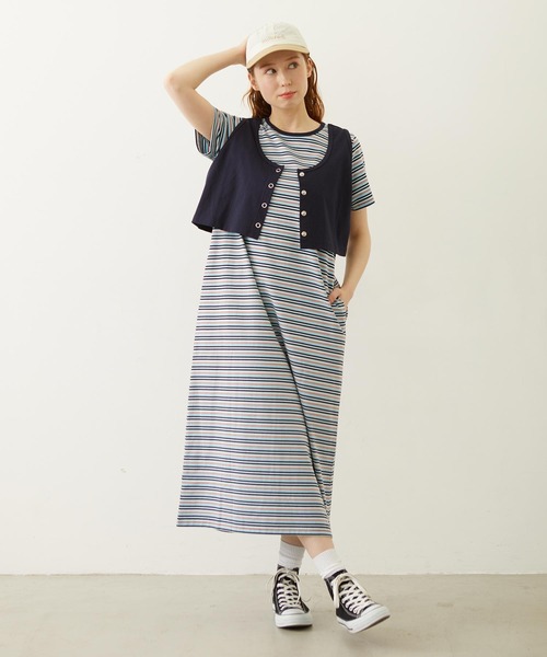 MILKFED.(ミルクフェド)の「CUT OUT LOGO PLAID NYLON CAP(キャップ・レディース・ライトブルー/オフホワイト/チャコール・ONE SIZE)」の17枚目の写真