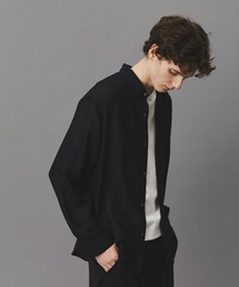 PUBLIC TOKYO | ウールビエラウォッシャブルシャツ  /オフィスカジュアル/通勤/春服(シャツ/ブラウス)