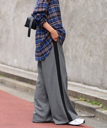 JOURNAL STANDARD relume | 《WEB限定追加》カットジャージーラインパンツ(その他パンツ)