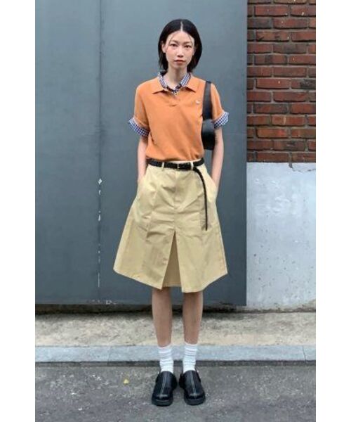 COVERNAT WOMAN(カバーナットウーマン)の「ウィメンズベーシックワッフルカラーニットディープサーモン(ニット/セーター・レディース・その他・WS/WM)」の10枚目の写真