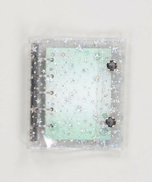 SPINNS（スピンズ）の「【nini toys/ニニトイズ】中のシートを変えれば シール帳にもなる☆クリアメモバインダー/シールバインダー/メモ帳/星柄/スター/平成女児（ステッカー/テープ）」