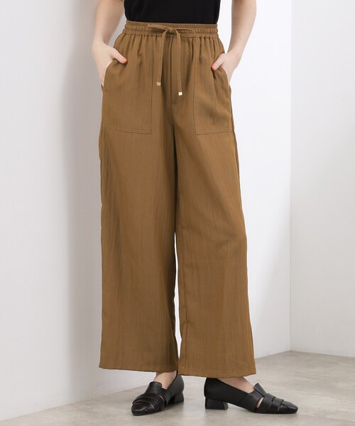 grove(グローブ)の「リラックスドロストイージーワイドパンツ(その他パンツ・レディース・キャメル/ブラック/ナチュラル・02/03/01/04/05)」の16枚目の写真