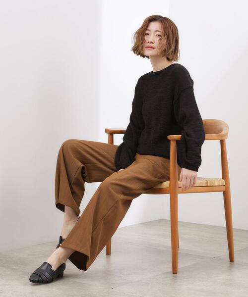 grove(グローブ)の「【貴島明日香さん着用】リラックスドロストイージーワイドパンツ(その他パンツ・レディース・キャメル/ブラック/ナチュラル・02/03/01/04/05)」の17枚目の写真