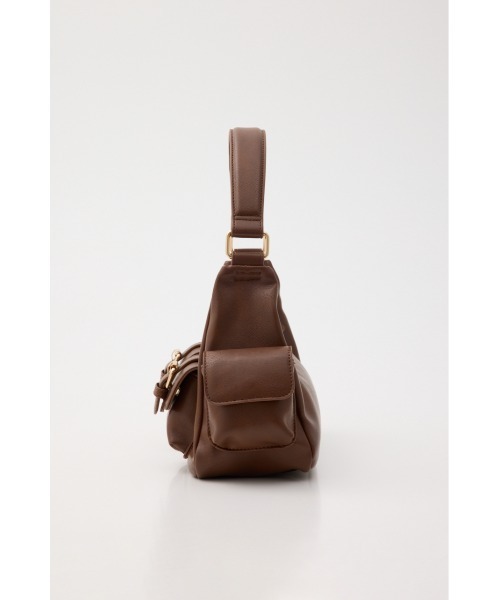 MOUSSY（マウジー）の「MANY POCKET HOBO バッグ（ショルダーバッグ・レディース・ライトグリーン/ブラウン/ブラック・FREE）」の10枚目の写真