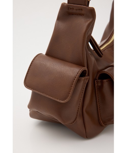 MOUSSY（マウジー）の「MANY POCKET HOBO バッグ（ショルダーバッグ・レディース・ライトグリーン/ブラウン/ブラック・FREE）」の14枚目の写真