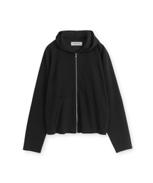 BROWNYARD（ブラウンヤード）の「スムースジャージフードジップアップ、ブラック（パーカー）」
