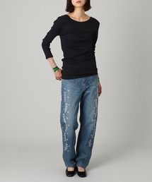 FETICO（フェティコ）の「Embroidered straight jeans FTC254-0601A（その他パンツ）」