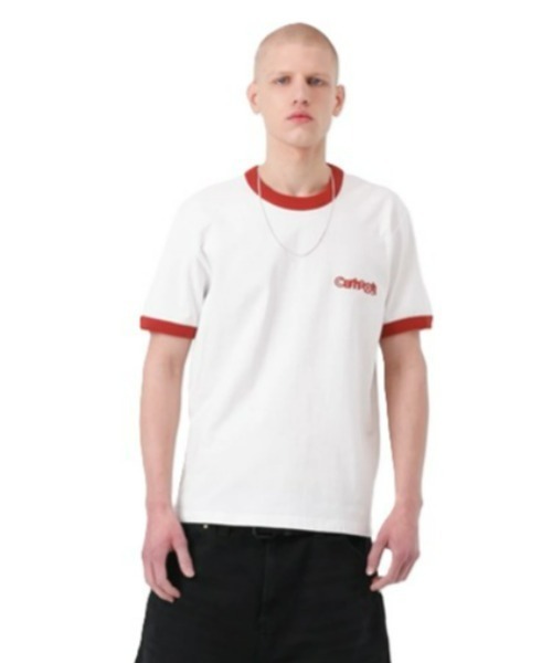 Carhartt(カーハート)の「【Carhartt WIP】S/S IP RINGER T-SHIRT(Tシャツ/カットソー・メンズ・ブルー/ホワイト/パープル・LARGE/MEDIUM/X-LARGE)」の5枚目の写真