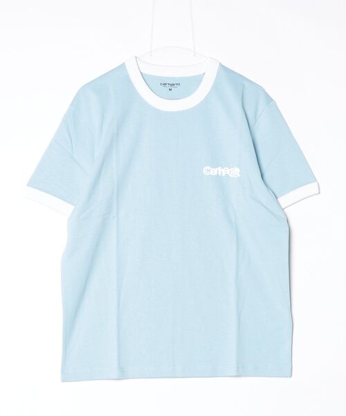 Carhartt(カーハート)の「【Carhartt WIP】S/S IP RINGER T-SHIRT(Tシャツ/カットソー・メンズ・ブルー/ホワイト/パープル・LARGE/MEDIUM/X-LARGE)」の8枚目の写真