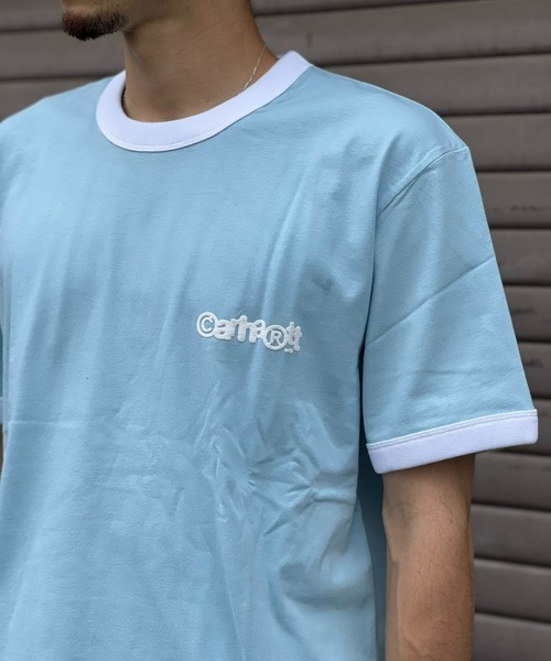 Carhartt(カーハート)の「【Carhartt WIP】S/S IP RINGER T-SHIRT(Tシャツ/カットソー・メンズ・ブルー/ホワイト/パープル・LARGE/MEDIUM/X-LARGE)」の11枚目の写真